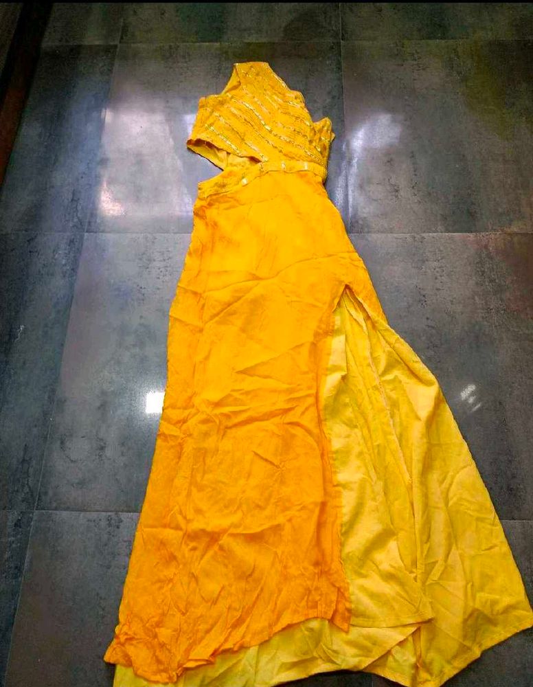 Cutout Haldi Dress