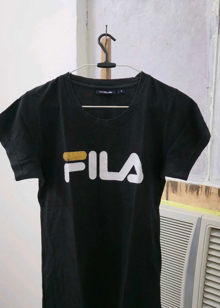 Fila Black Logo T-Shirt