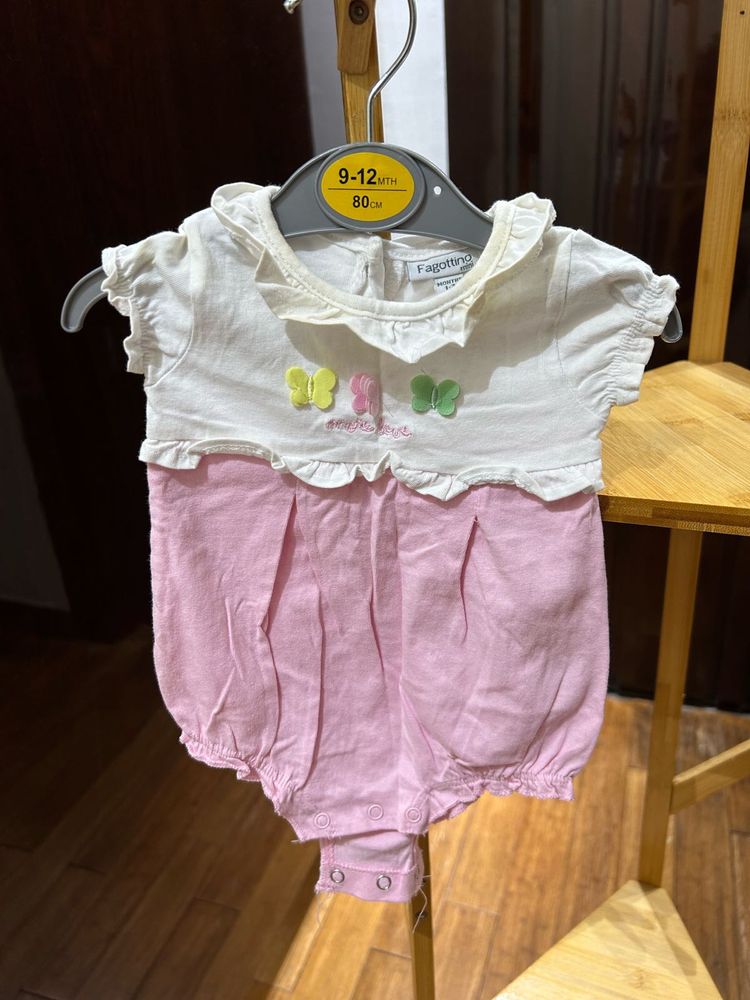 🇮🇳Freedom Sale🇮🇳Cute Fagotting Baby Romper