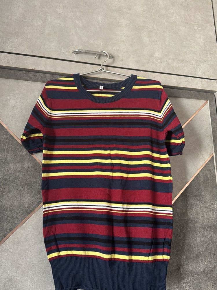 Striped Crew Neck T-Shirt