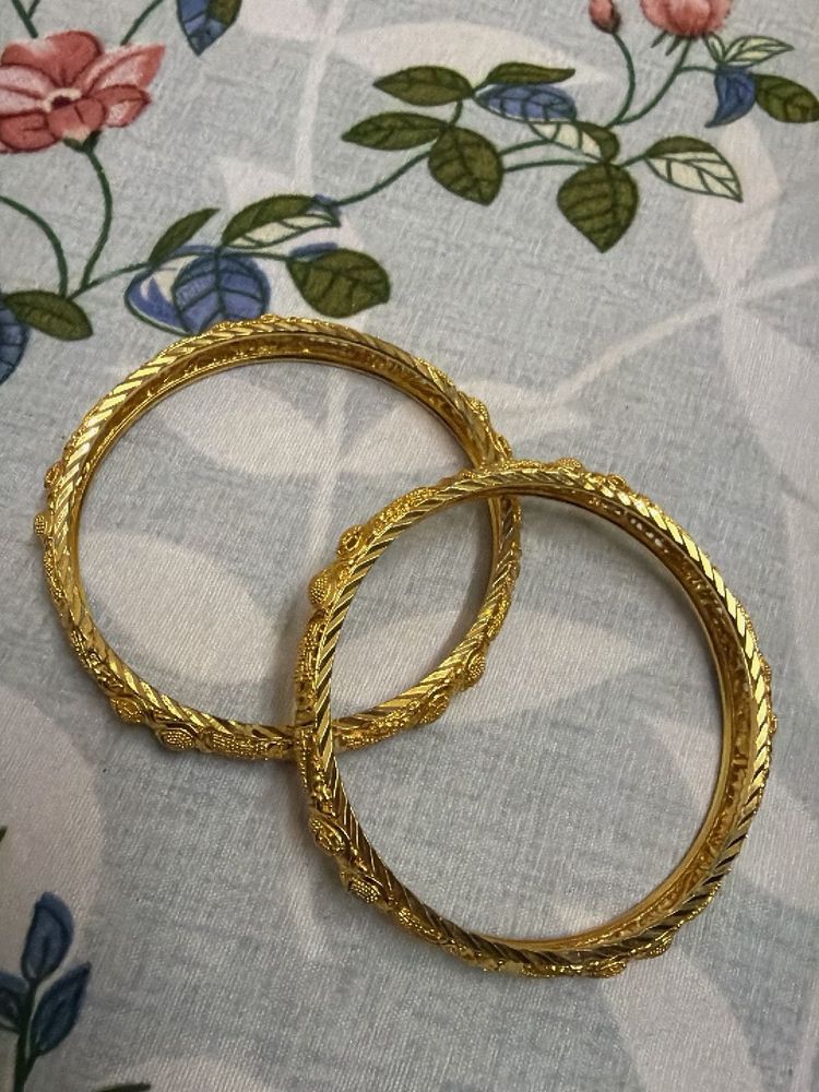 Elegant Gold Plated Bangles