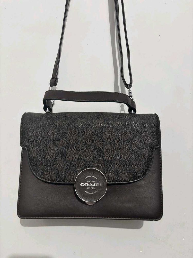 Coach Monogram Shoulder Bag
