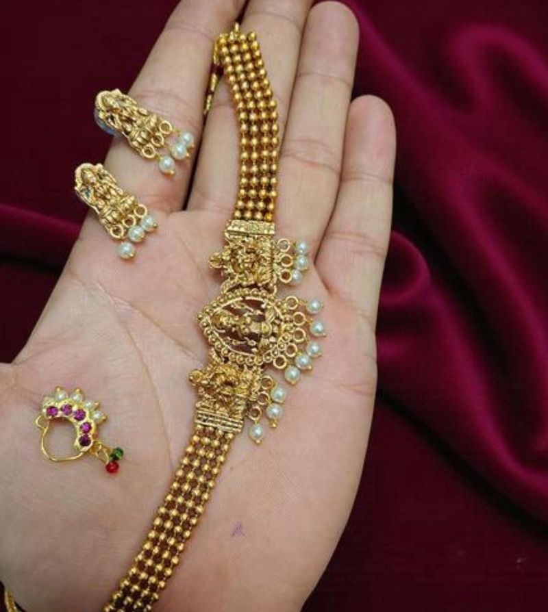 Traditional Gold Plated Jewellery Set