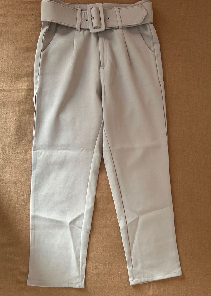 Chic Belted Trousers for Women