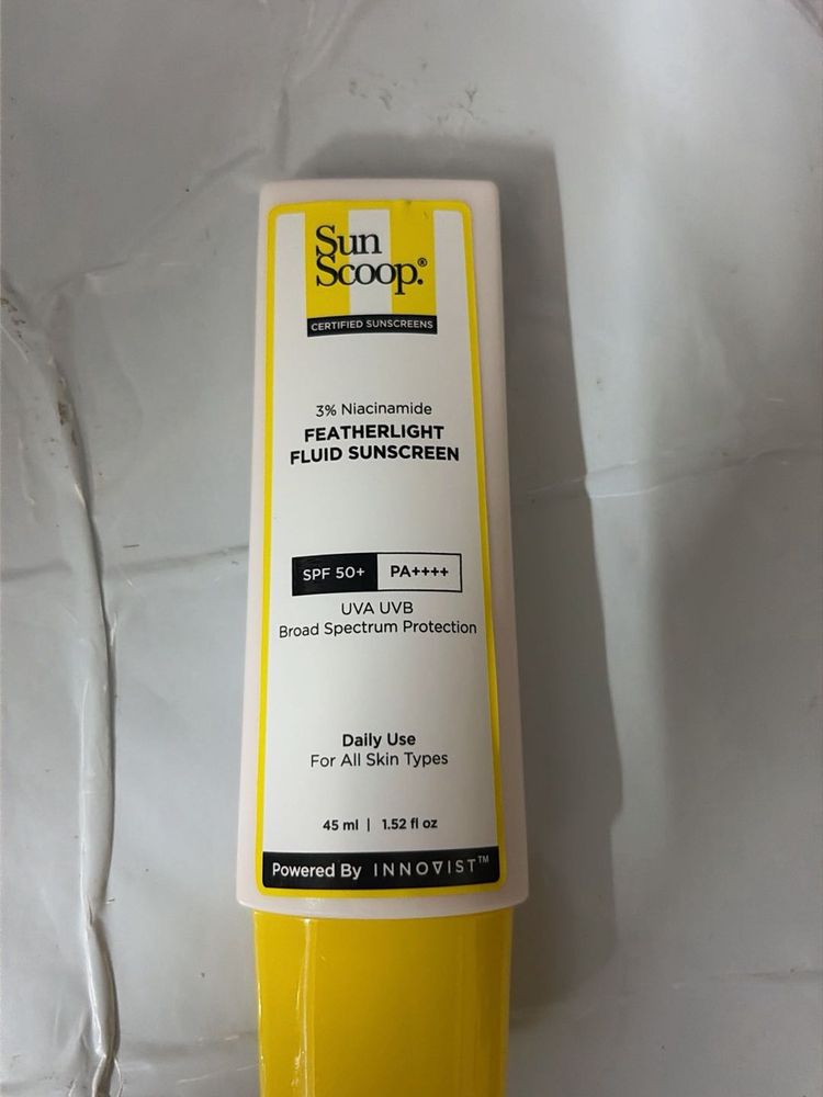 Sun Scoop Featherlight Fluid Sunscreen SPF 50+