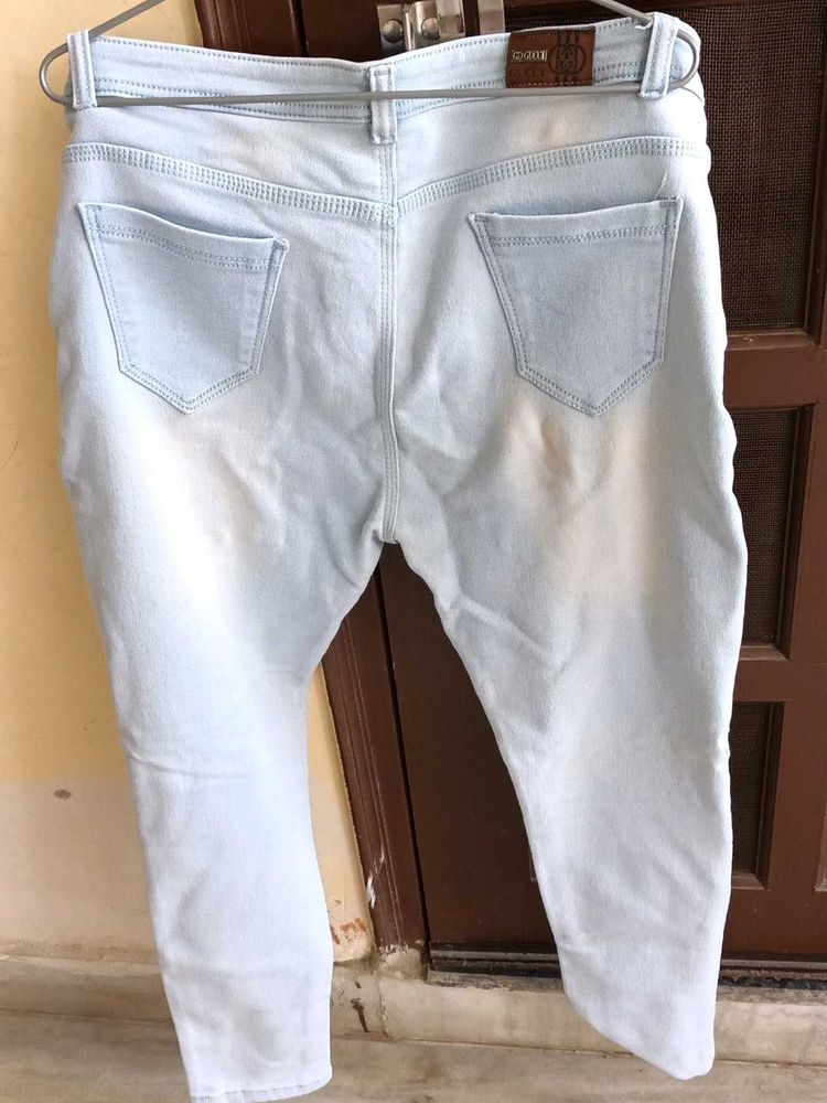 Light Wash Denim Jeans