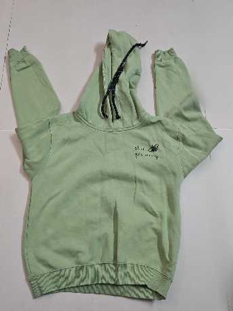 kids Green sweatshirt with hoodie