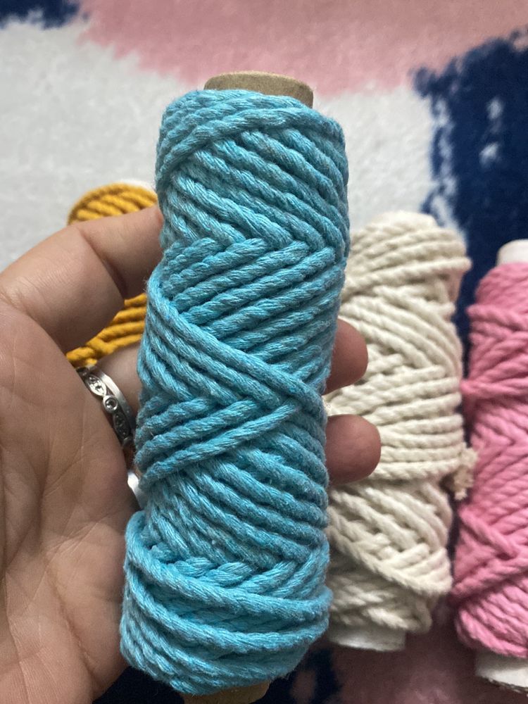 3ply Twisted Cotton Macrame Cord