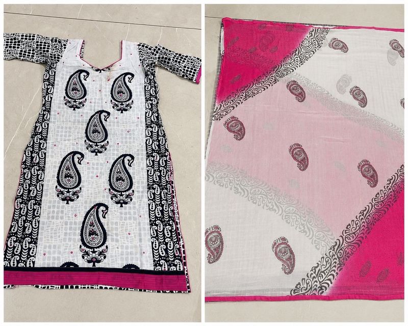 Stylish Paisley Kurti with DupttA