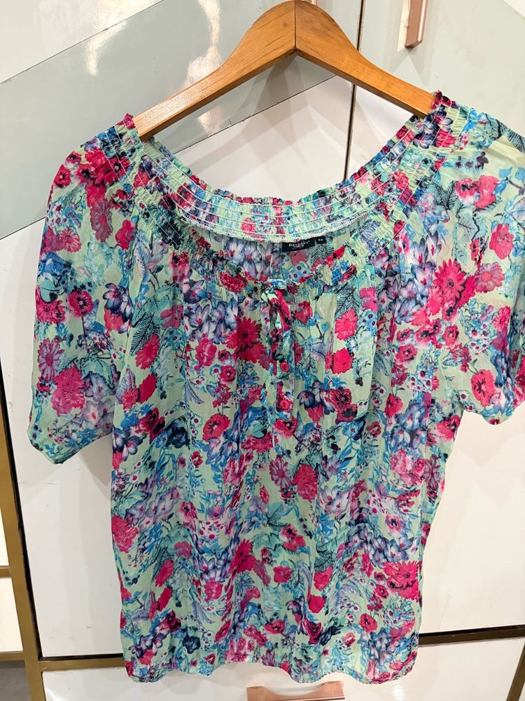 Floral Print Blouse