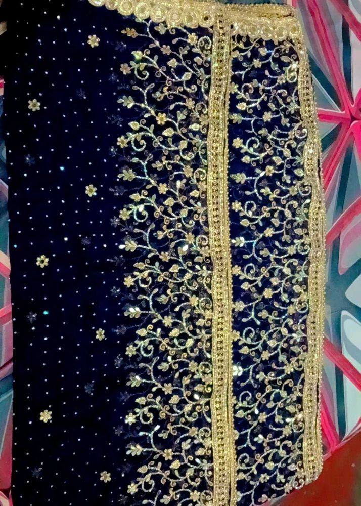heavy diamond work sharara suit