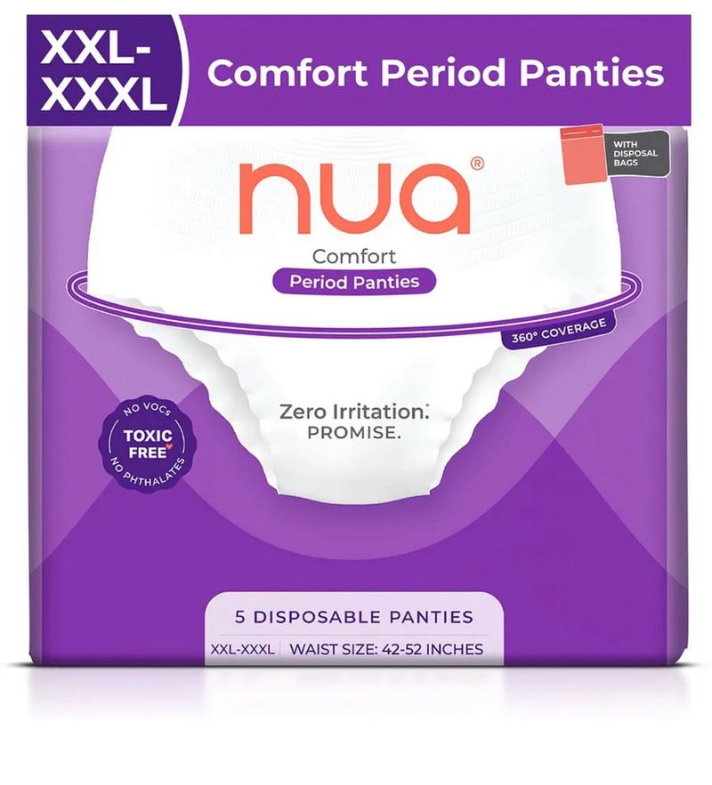 Nua Comfort Period Panties XXL-XXXL