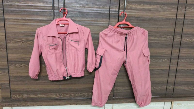 Pink Tracksuit Set