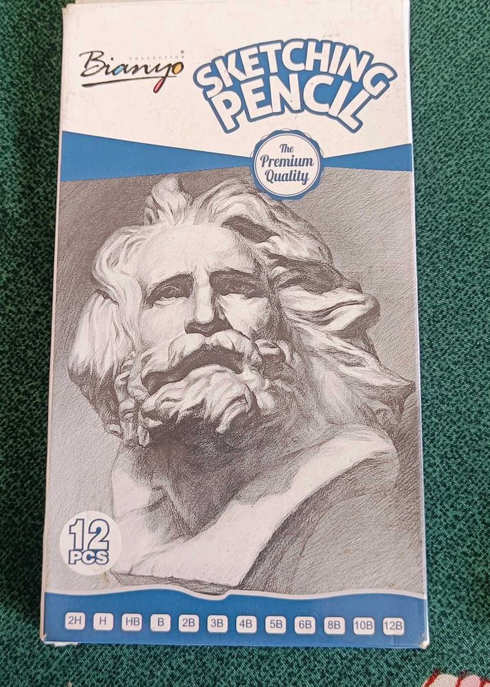 Bianyo Sketching Pencils Set - 12 Pcs