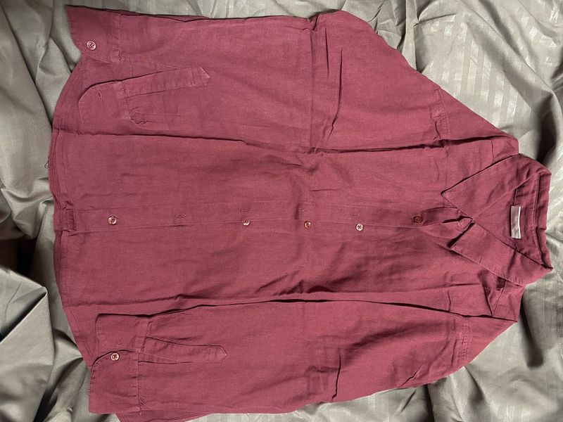 Men's Classic Maroon Shirt