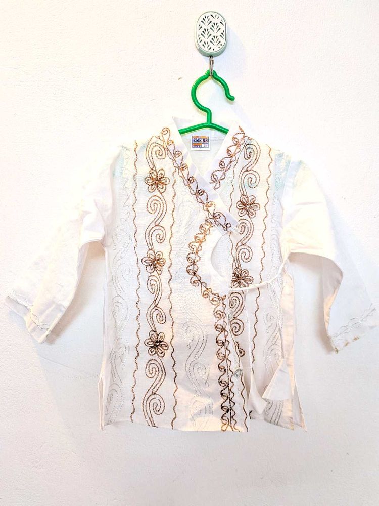 Kids Embroidered Kurta