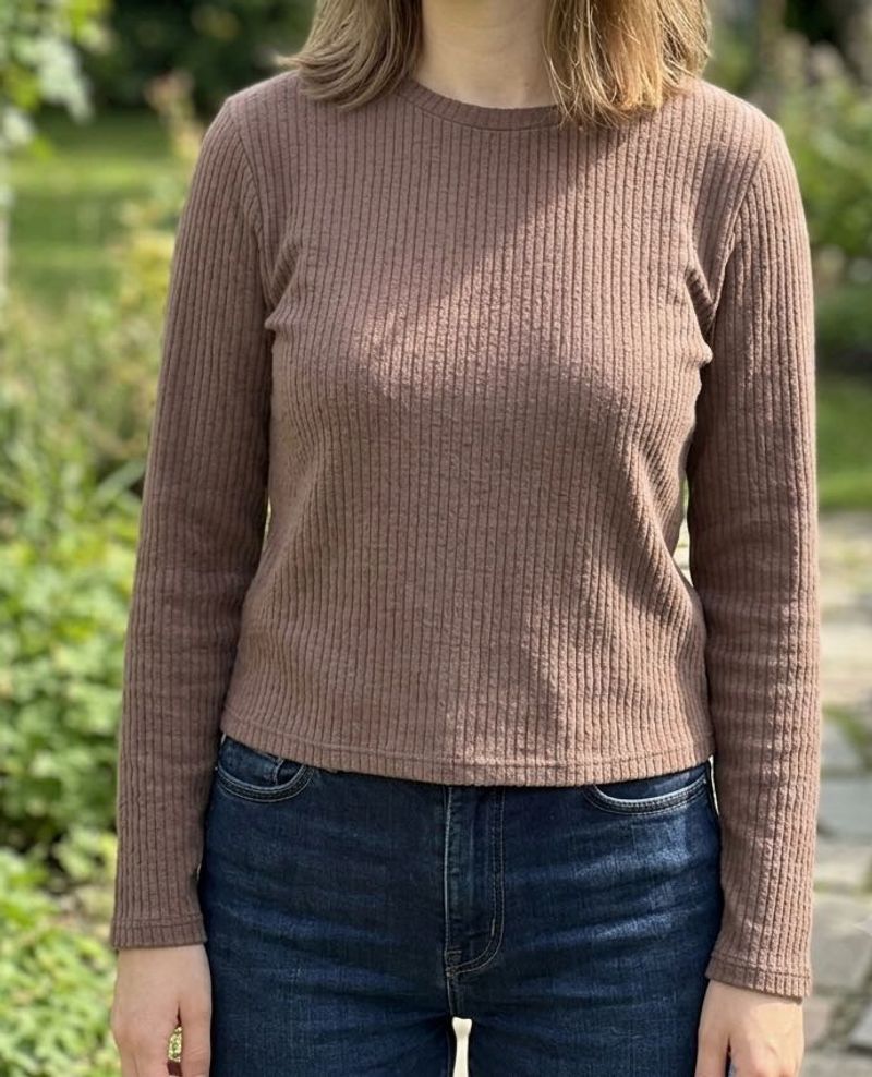 Ribbed Long Sleeve Top