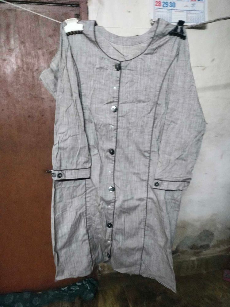 Stylish Grey Kurta