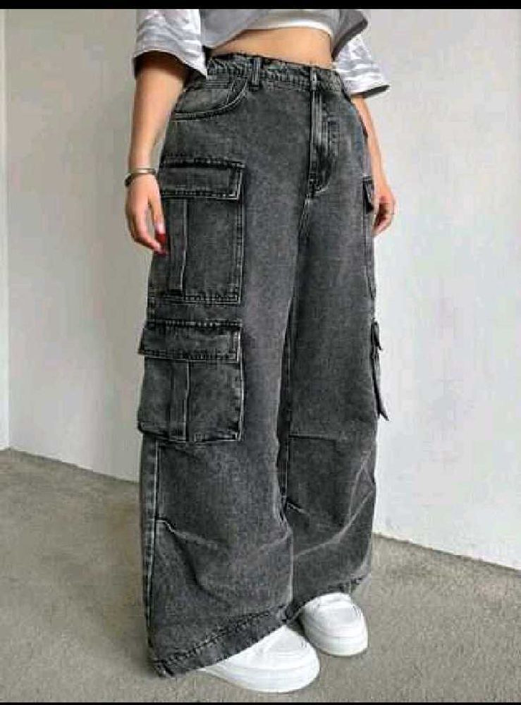 Grey Cargo Pants