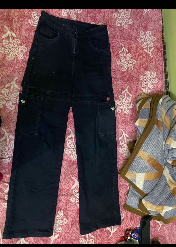 Stylish Black Cargo Pants