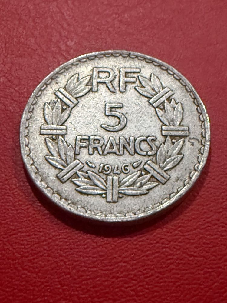 1946 French 5 Francs coin