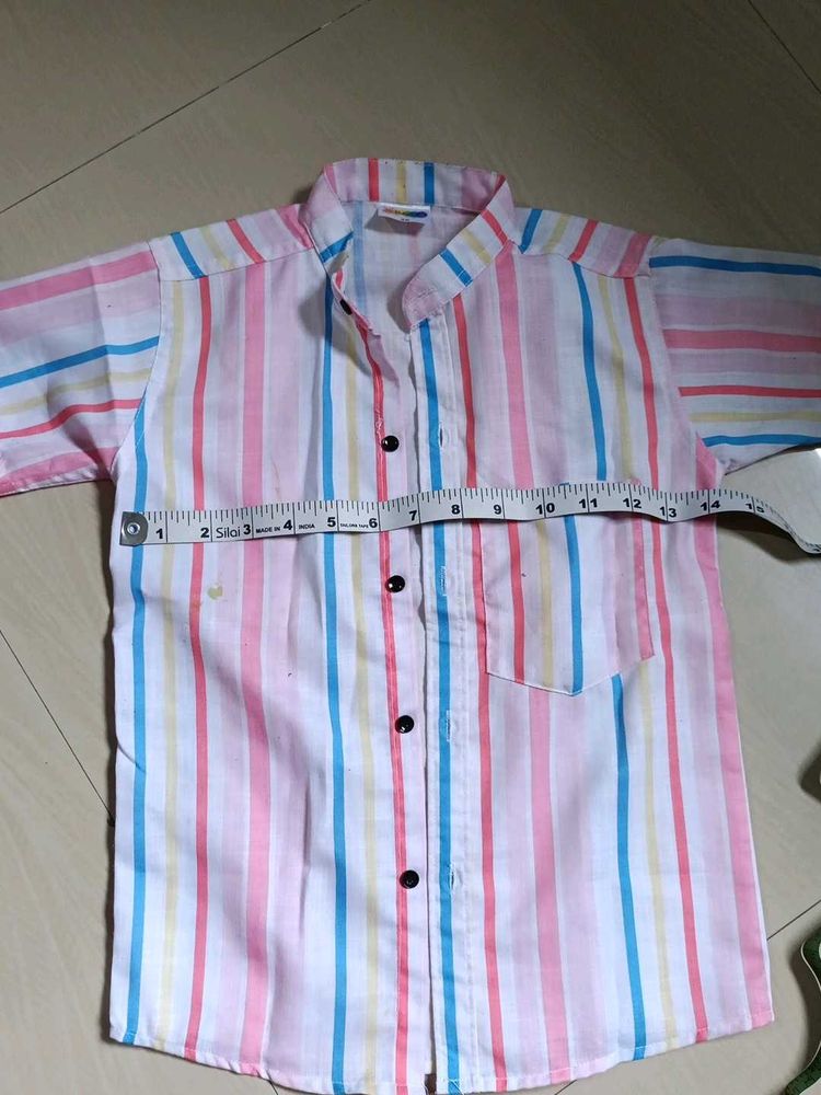 Striped Button-Down Shirt