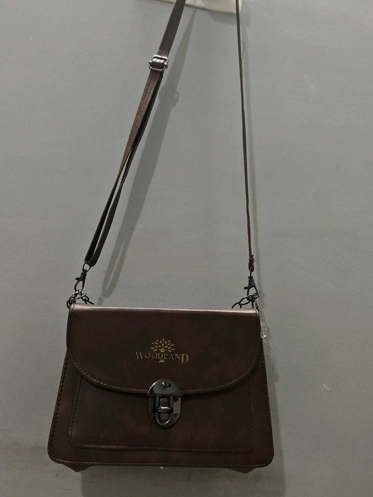 Woodland Brown Crossbody Bag