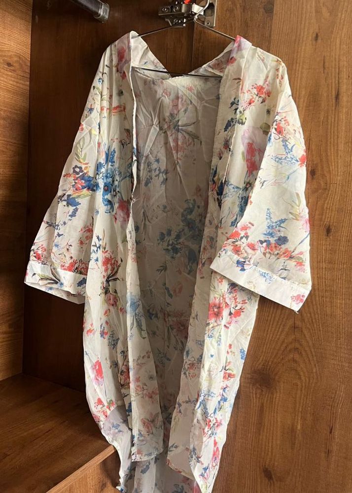 Floral Print Cover-Up