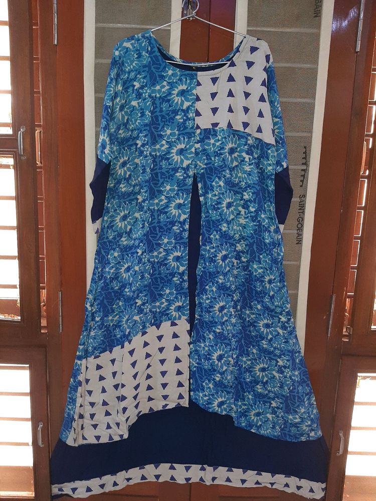 round floor length kurti
