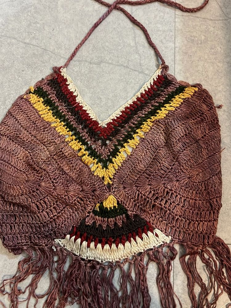 Boho Crochet Halter Top