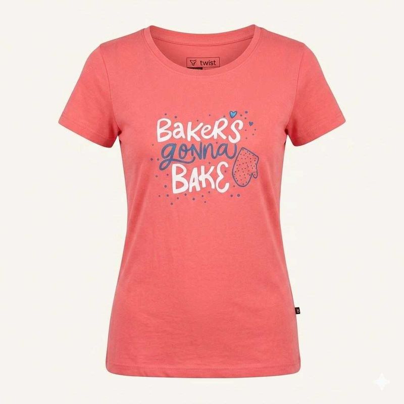 Pink 'Bakers Gonna Bake' Tee