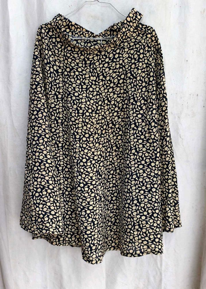 I. Floral Print Midi skirt