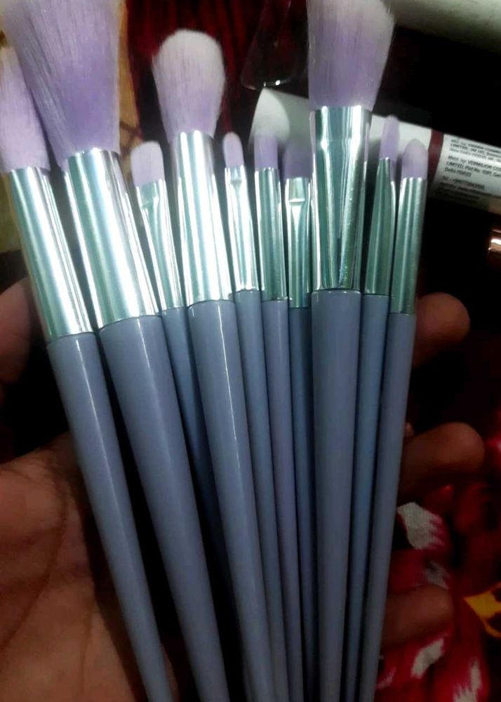 Makeup Brush Set - Pastel Purple