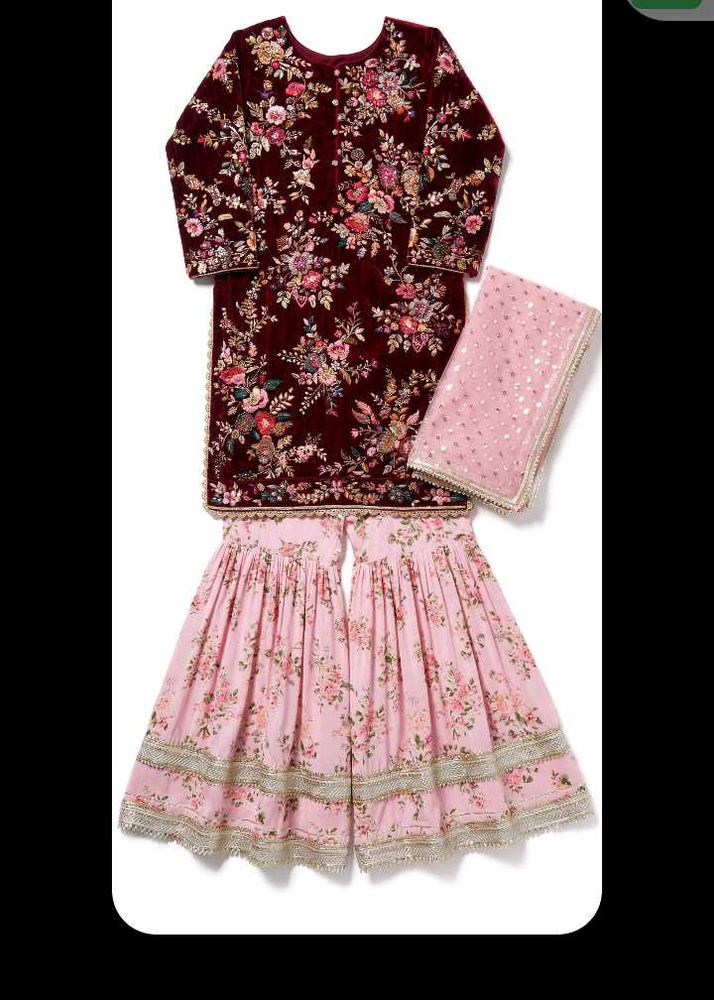 heavy sharara suit