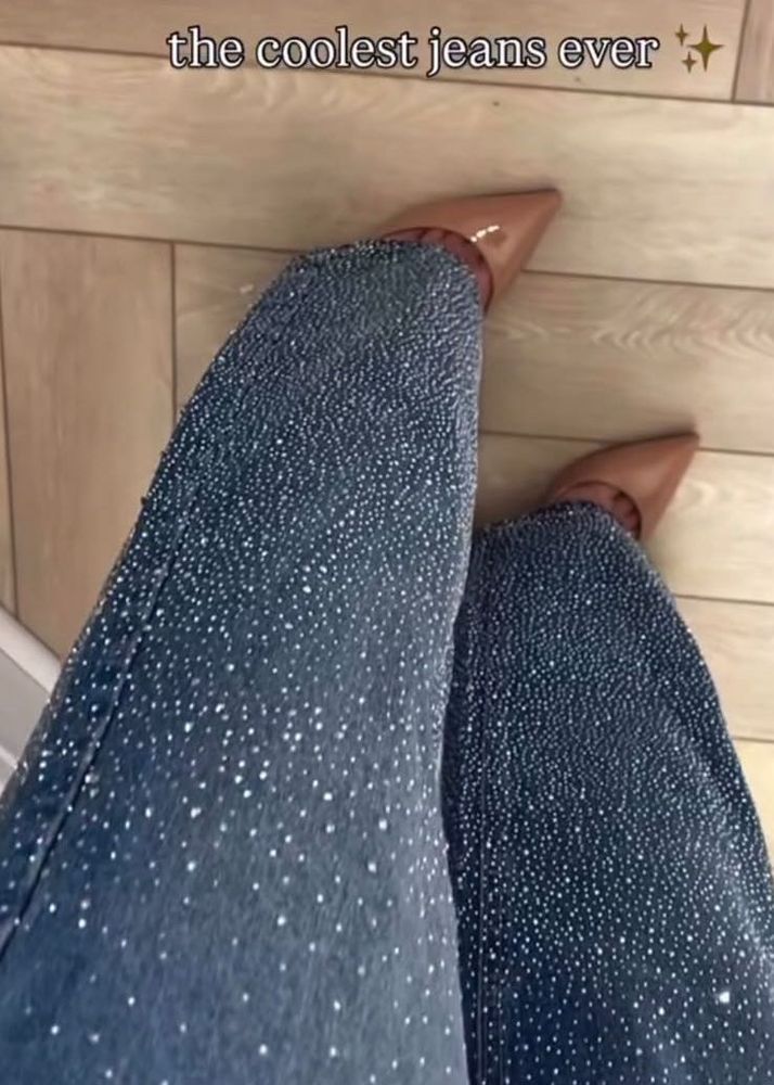 Sparkling Denim Jeans