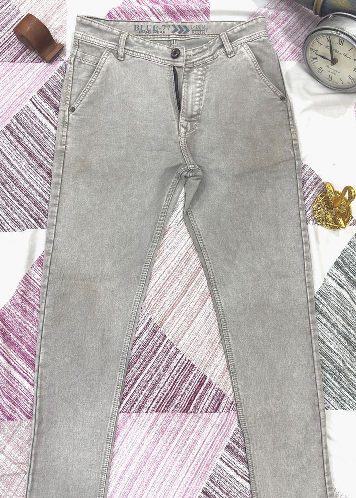 Gray Denim Jeans