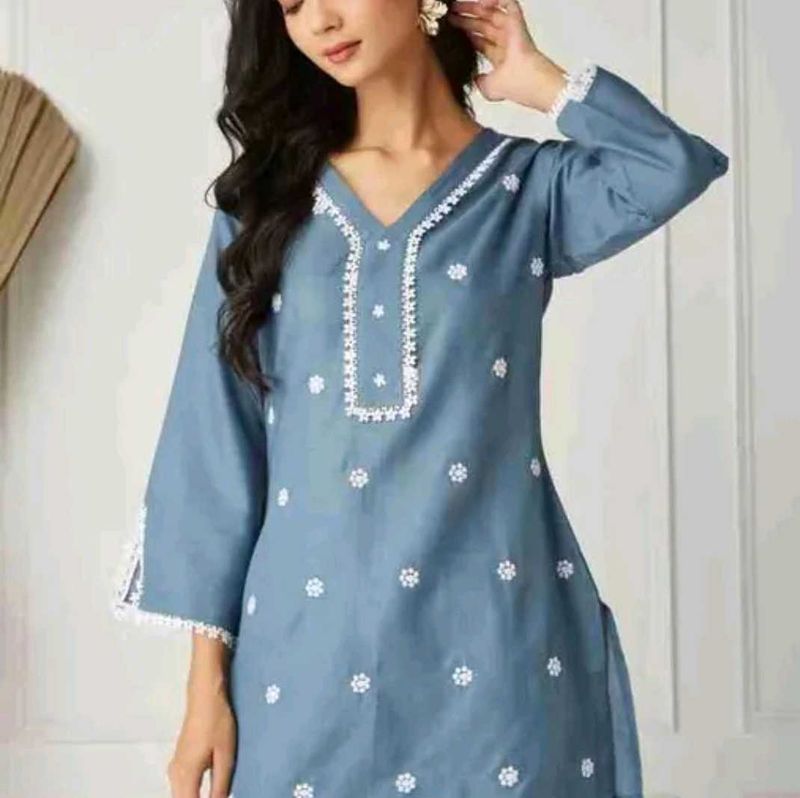 Woman blue cord set upto xxxl