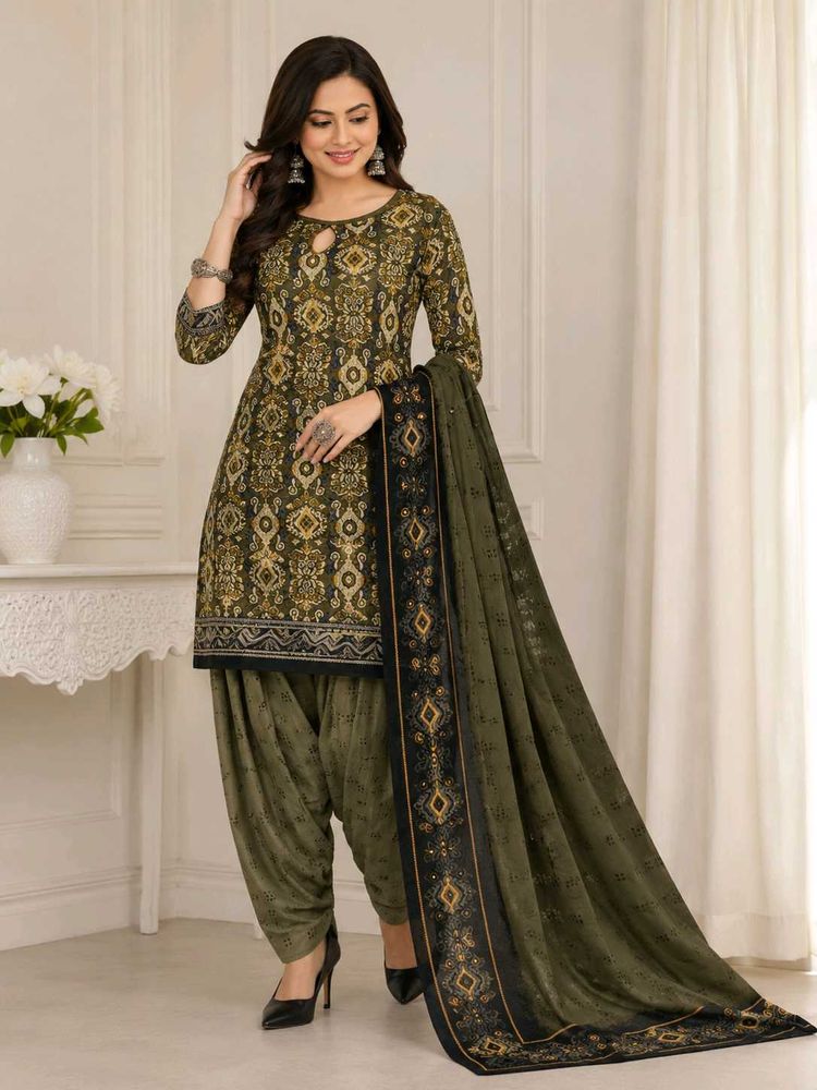 Mayur Creation Traditional Printed Cotton Suit