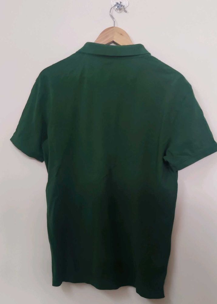 (not faded) Levis Men's Green Polo T-Shirt