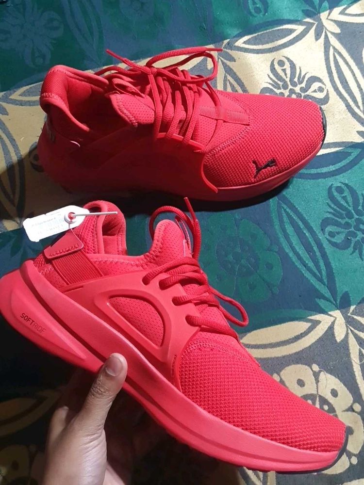 Puma Red Running Shoes UK9 Original