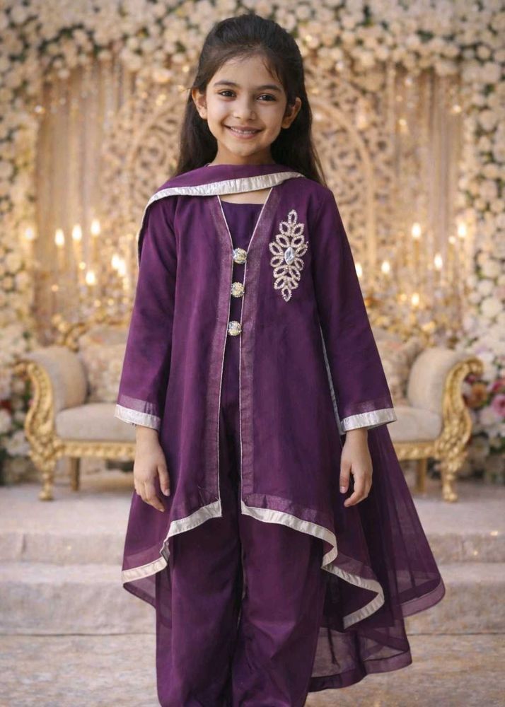 Girls' Purple suit set
