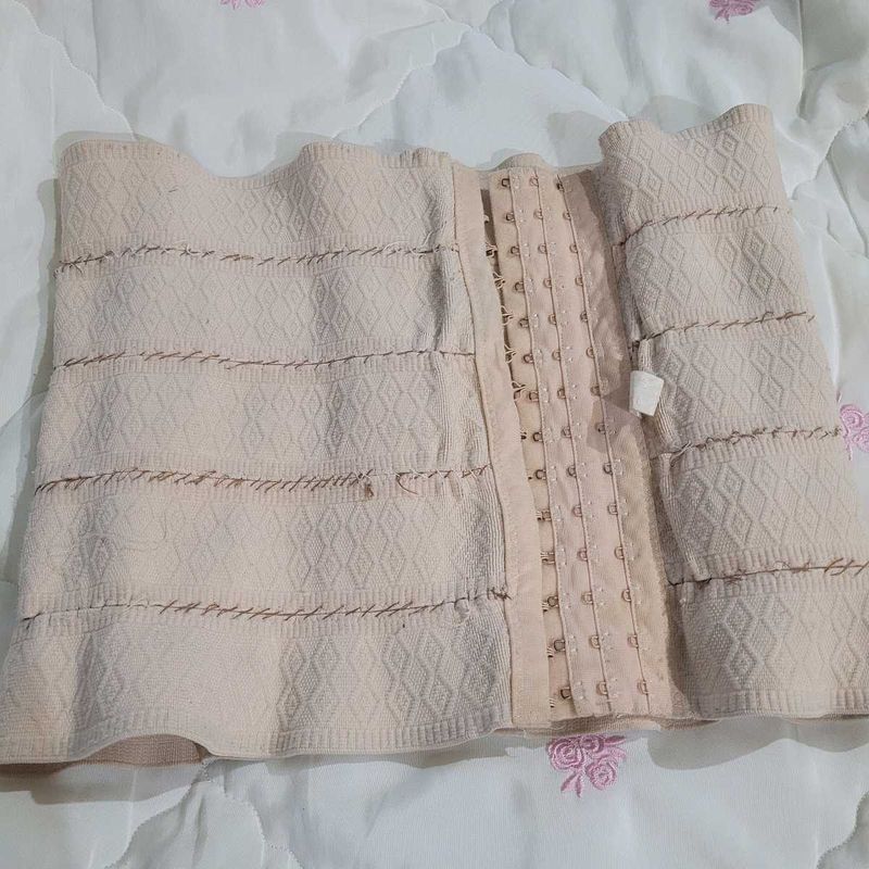 Adjustable Waist Cincher and hand made neck warmer