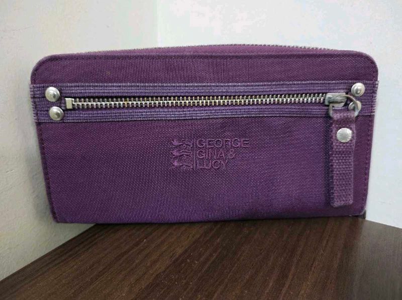 George Gina Lucy Purple Wallet