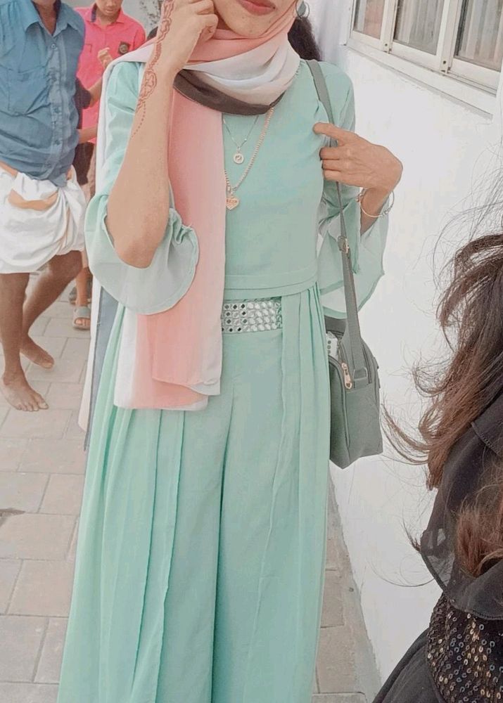 Mint Green Two-Piece Set