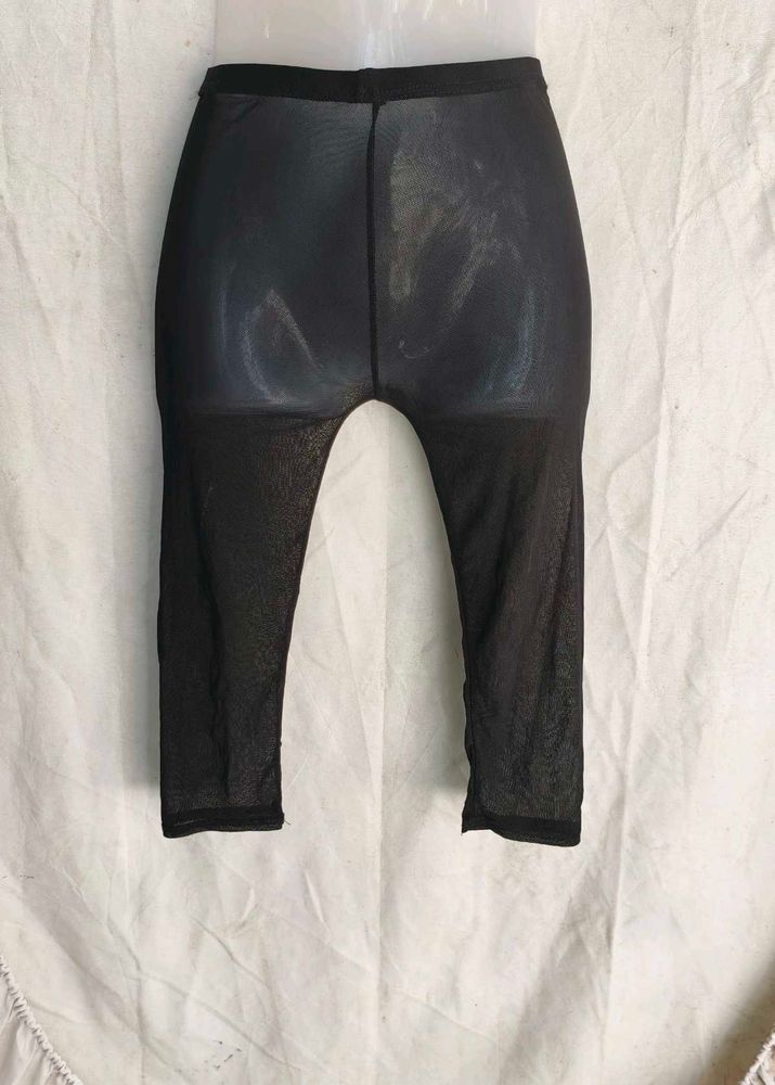 I. black mini tights