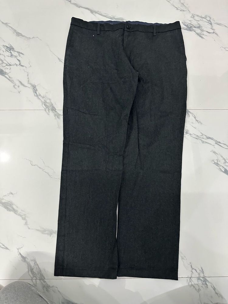 DOCKERS MENS FORMAL PANTSMen's Charcoal Grey Dress