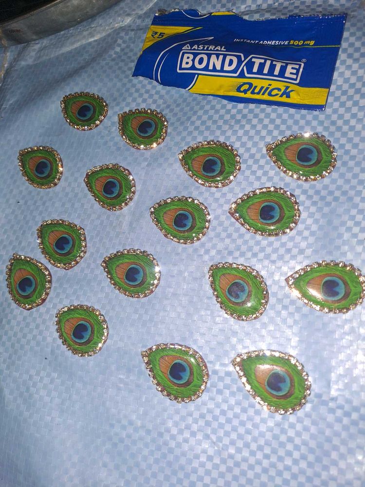 Peacock Eye Embellishments dress material
