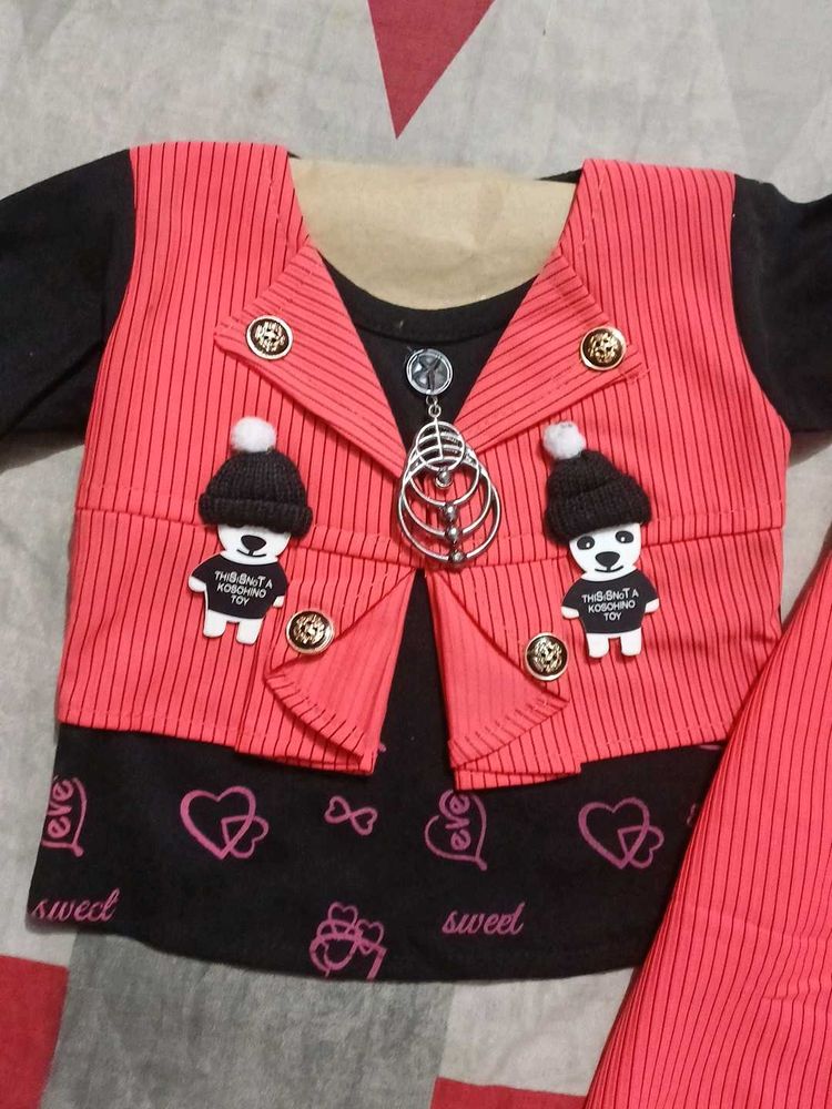 Cute Girls' Outfit Set