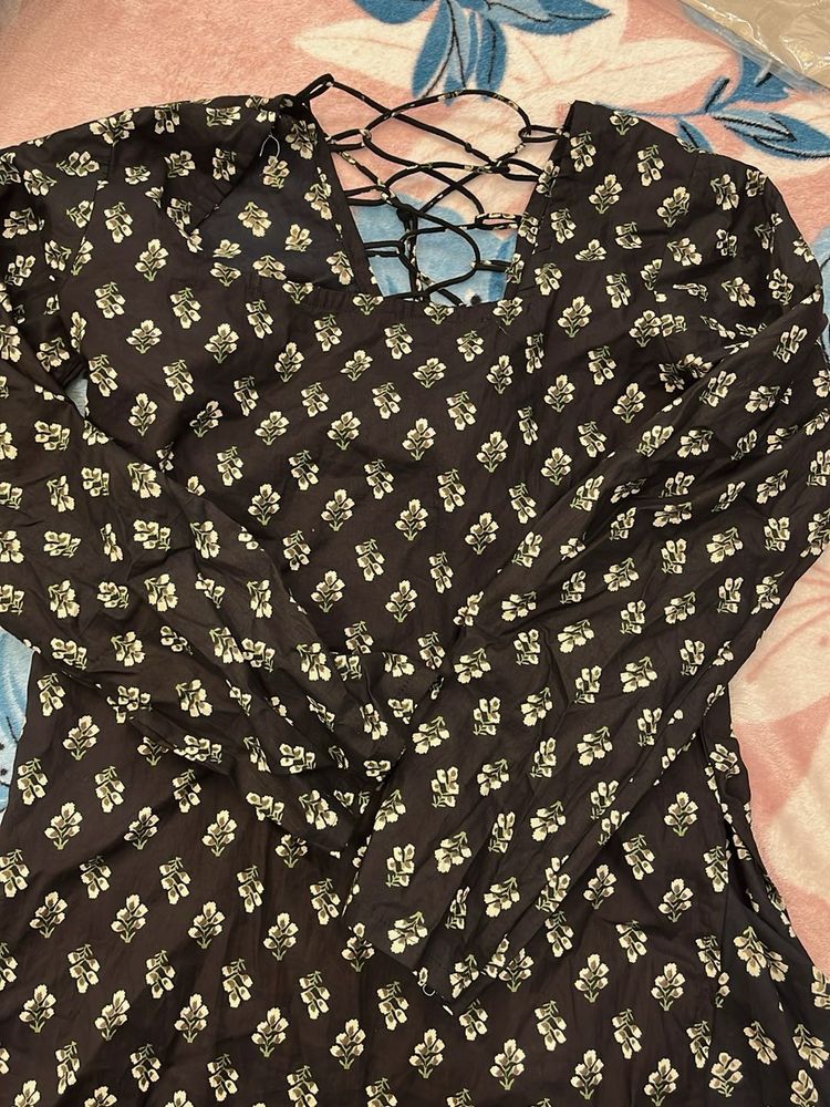 Floral Print Long Sleeve Top