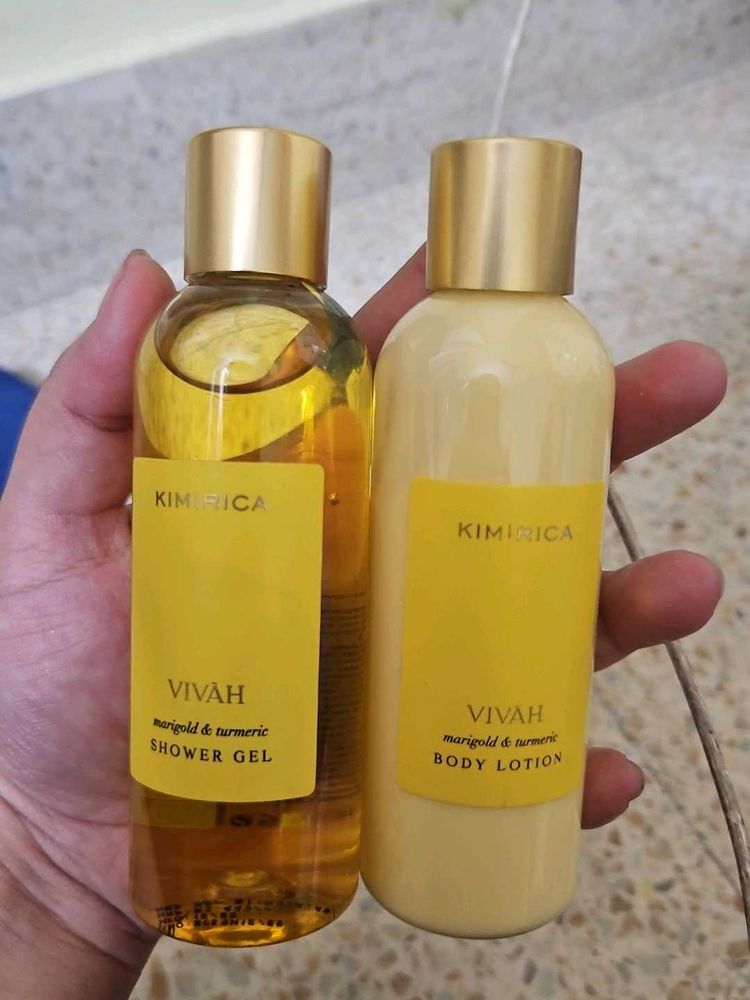 Body wash and lotion combo